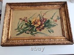 Ancien huile sur toile à identifier