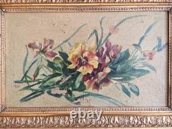 Ancien huile sur toile à identifier