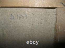 Ancien portrait de femme 1835 Empire Boilly huile sur toile wall painting