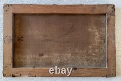 Ancien tableau XIX 19 marine bord de mer animé bretagne bateau port peinture hst Ancien tableau XIX 19 marine bord de mer animé bretagne bateau port peinture hst