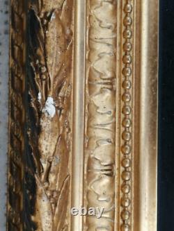 Ancien tableau huile sur toile nature paysage oil