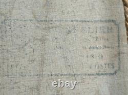 Ancien tableau huile sur toile travail agricole moisson oil on canvas gautreau