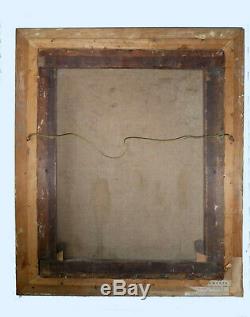 Ancienne Huile Sur Toile Portrait De L'empereur Joseph II D'autriche Xixe Roi