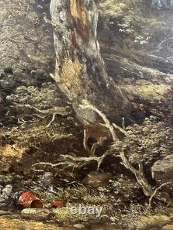 Ancienne Huile / panneau Narcisse Virgile DIAZ DE LA PEÑA Fontainebleau 53x38 cm