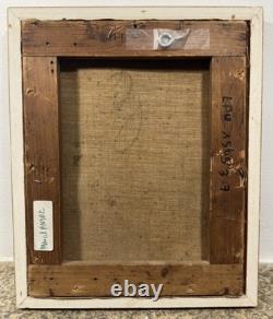 Ancienne Huile sur toile trace de signature scène de genre Ecole Française