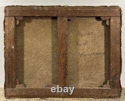 Ancienne Huile / toile signée au dos VAGH WEINMANN 41 x 52 cm école francaise