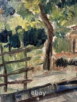 Ancienne Huile / toile signée au dos VAGH WEINMANN 41 x 52 cm école francaise