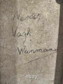 Ancienne Huile / toile signée au dos VAGH WEINMANN 41 x 52 cm école francaise
