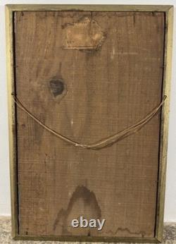 Ancienne huile sur panneau signée Ecole Française XIXe le Christ en prière