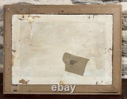 Ancienne huile sur panneau signée et datée 1907 Fauvisme Ecole Française