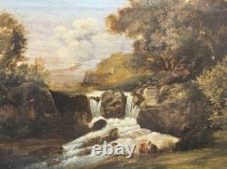 Ancienne huile sur toile vers 1850 entourage de DIAZ DE LA PEÑA