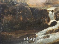 Ancienne huile sur toile vers 1850 entourage de DIAZ DE LA PEÑA