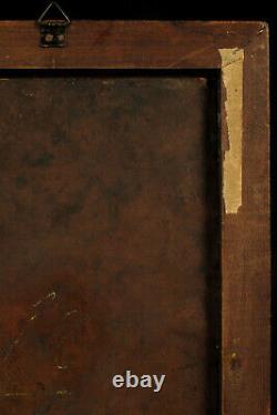 Ancienne peinture a l'huile sur cuivre, vanité XVIIIe / Memento Mori Curiosites