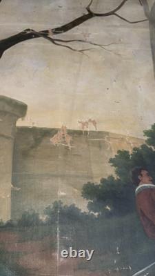 Auguste Carli (1968-1930) Marseille Grand Tableau ancien Huile sur toile