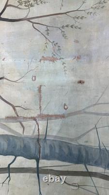 Auguste Carli (1968-1930) Marseille Grand Tableau ancien Huile sur toile