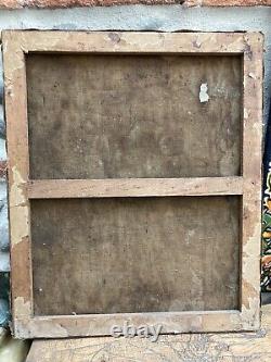 Belle Peinture Huile Sur Toile Village If Arbre DLG Soutine Chaim XIXe Ancien