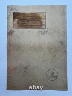 Claude Monet (fait main) dessin à l'huile sur papier ancien signé et