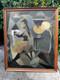 Grand Tableau Cubiste Ancien Ecole De Paris