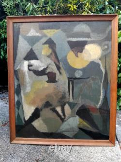 Grand Tableau Cubiste ancien Ecole de PARIS