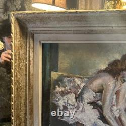 Huile Sur Isorel De Femme Signée Ancienne