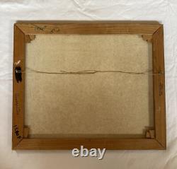 Huile Sur Toile Ancienne D'après Le Tableau De Diego Velasquez Les Fileuses