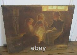 Huile Sur Toile Ancienne De Jean Enders 1861 -1936 Peintre Français Belle Cote