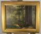 Huile Sur Panneau &eacute;tude D'arbre Ecole Francaise Xix &egrave;me Dans Son Cadre Ancien