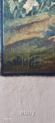 Huile sur toile ancienne