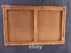 Huile sur toile ancienne Marine