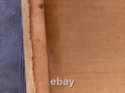 Huile sur toile ancienne Marine