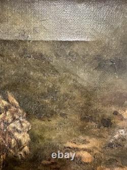 Huile sur toile début XXe signée ancienne école Espagnole scène de genre