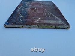 Huile sur toile nature morte cubisme signé à restaurer HST tableau ancien
