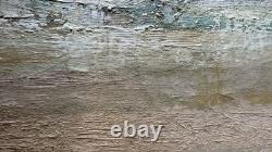 Jacques Petit (1925-2019) Tableau ancien signé huile Post Impressionniste Marine