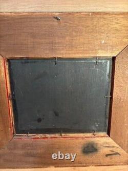 Joli Tableau Peinture Ou Huile Sur Bois Maison Du Lac Ancienne 19eme