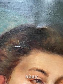Louis FAILLE (1878-1964), femme alanguie, huile sur toile, tableau ancien signé