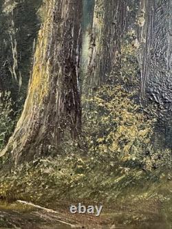 Lucien HENRY (1850-1896) Ancienne huile sur toile École de Barbizon Australie