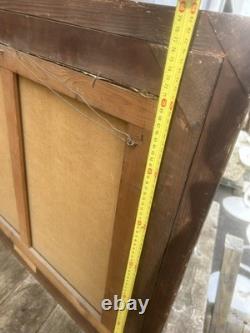 Luigi Moretti HST Peinture Venise Ancien Huile sur Toile Gondole Italie