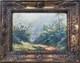Magnifique Tableau Ancien Paysage Huile Sur Bois 22x16 Cm Gaston Moreau