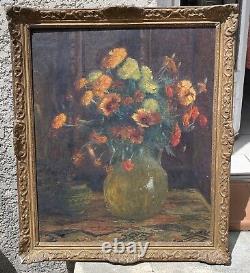 Octave Guillonnet (1872-1967) Tableau Ancien signé Huile sur toile HST