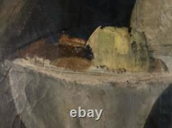 Painting Peinture Huile Sur Toile Début XXe 1930 Ancien Art Old Nature Morte