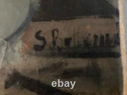 Painting Peinture Huile Sur Toile Début XXe 1930 Ancien Art Old Nature Morte