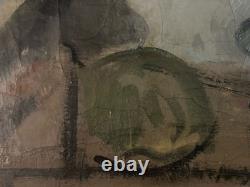 Painting Peinture Huile Sur Toile Début XXe 1930 Ancien Art Old Nature Morte