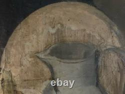 Painting Peinture Huile Sur Toile Début XXe 1930 Ancien Art Old Nature Morte