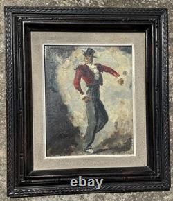 Paul Bazé (1901-1985) Tableau ancien signé Huile sur bois Peintre Bayonne