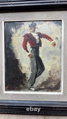 Paul Bazé (1901-1985) Tableau ancien signé Huile sur bois Peintre Bayonne