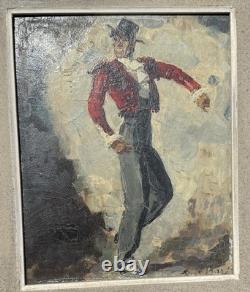 Paul Bazé (1901-1985) Tableau ancien signé Huile sur bois Peintre Bayonne