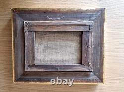Pêcheuses signé E FEYEN / tableau ancien huile sur toile scène de pêche
