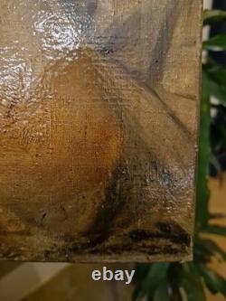 Peinture Ancienne D'après GREUZE, EDMOND LAITHIER