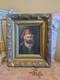 Peinture Ancienne Encadr&eacute;e, Portrait D'homme Huile Sur Panneau