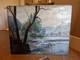 Peinture Ancienne Huile Sur Toile Besancon Parc Micaud Citadelle